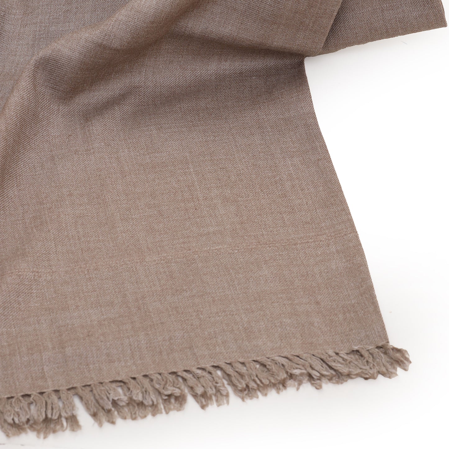 Classic Wool Shawl - Oak