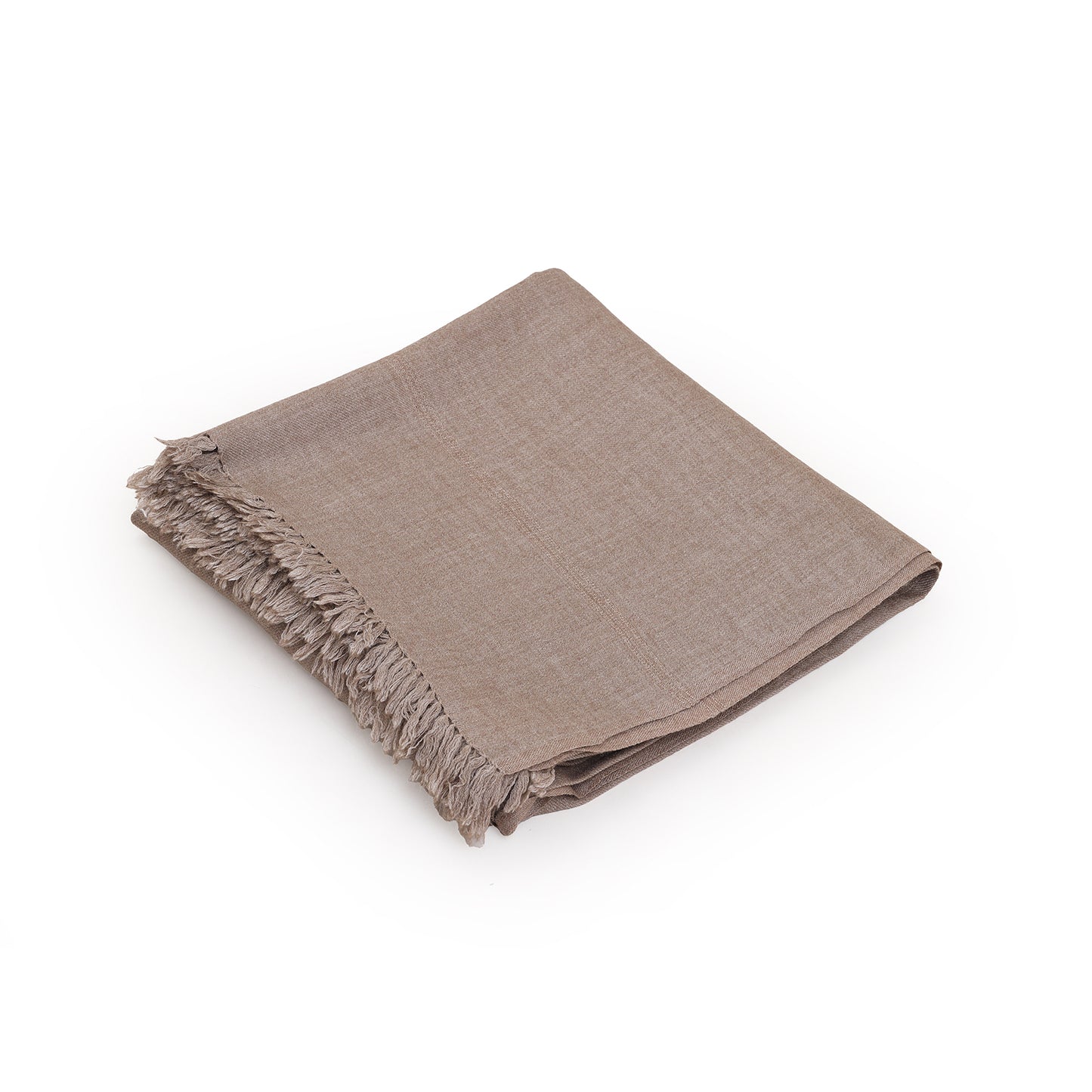 Classic Wool Shawl - Oak