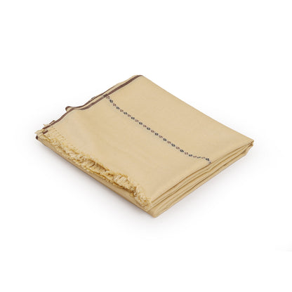 Exclusive Wool Shawl - Wheat