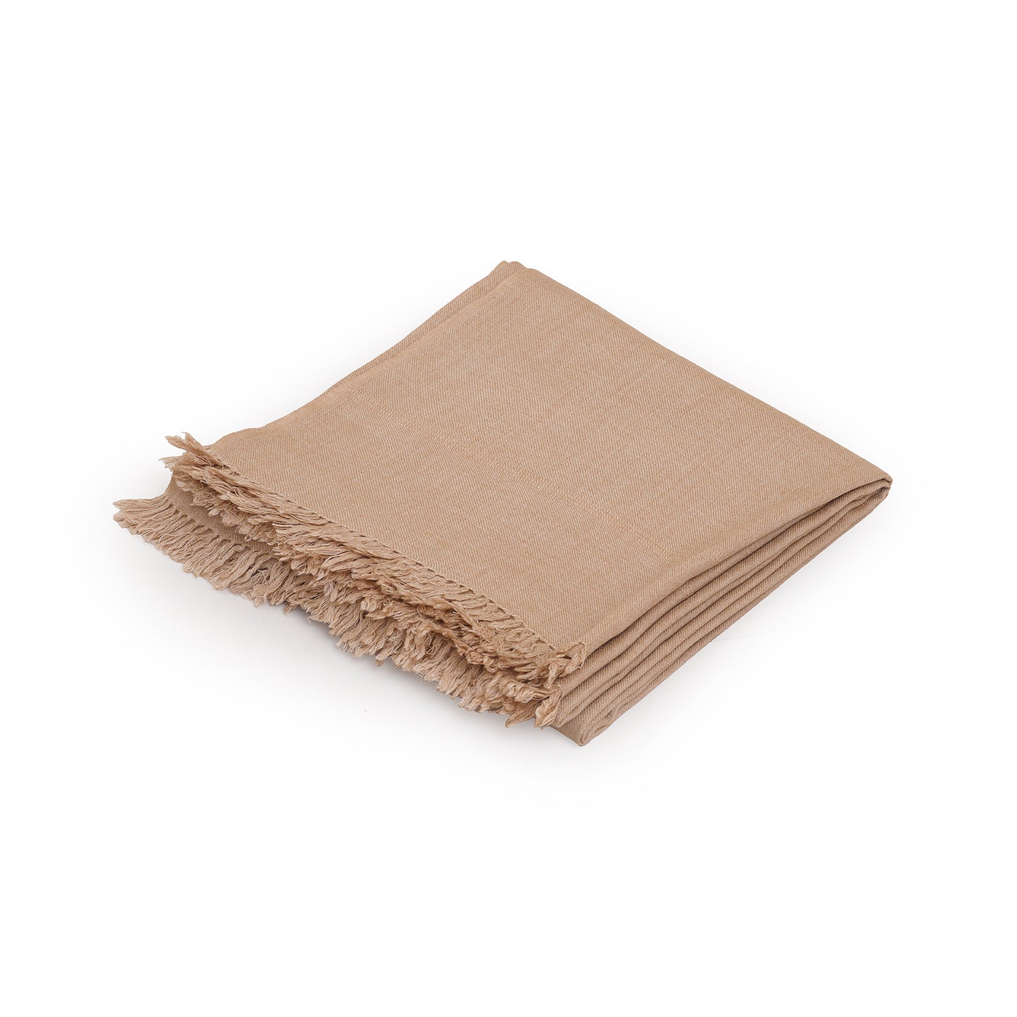 Classic Wool Shawl - Dune