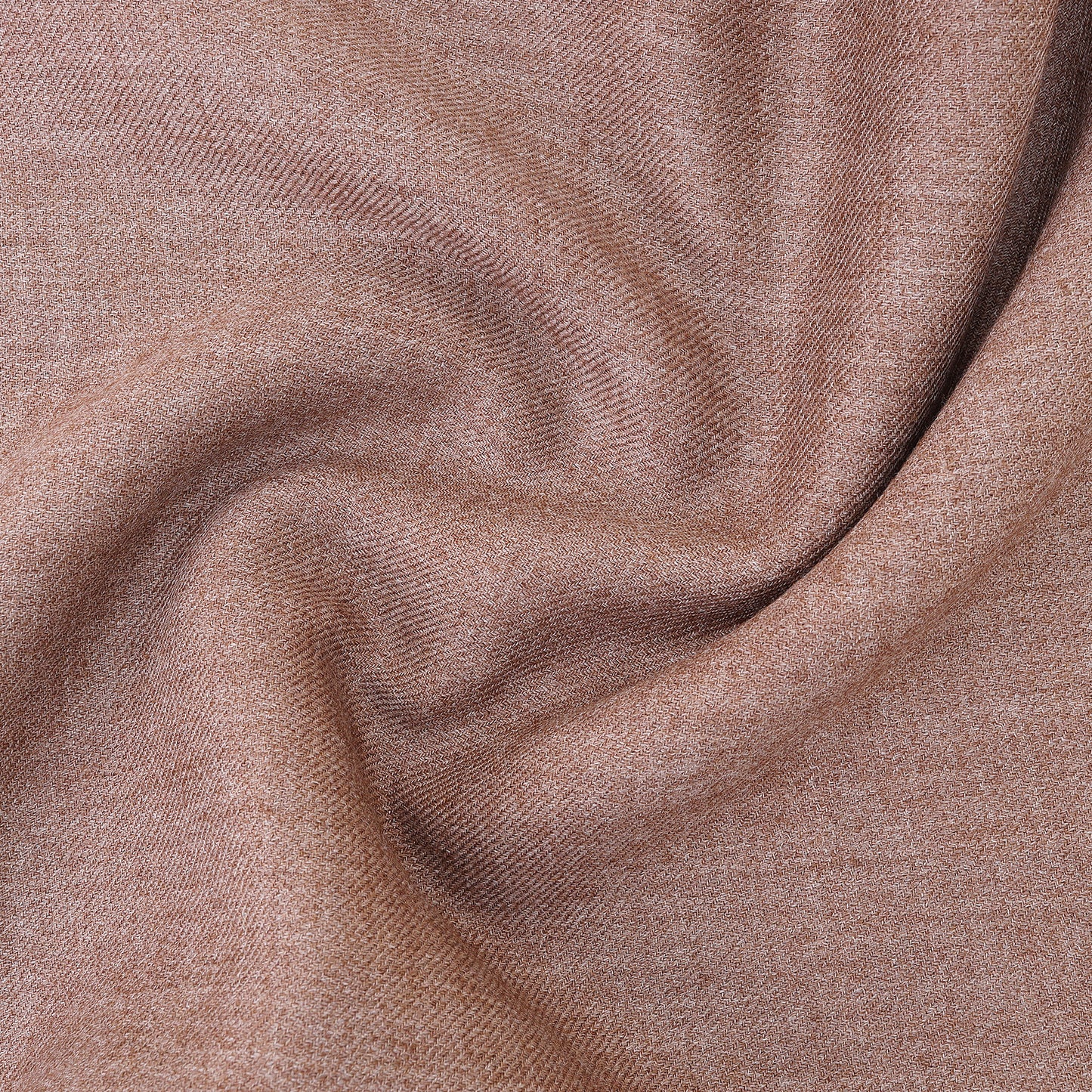 Exclusive Wool Shawl - Mid Brown