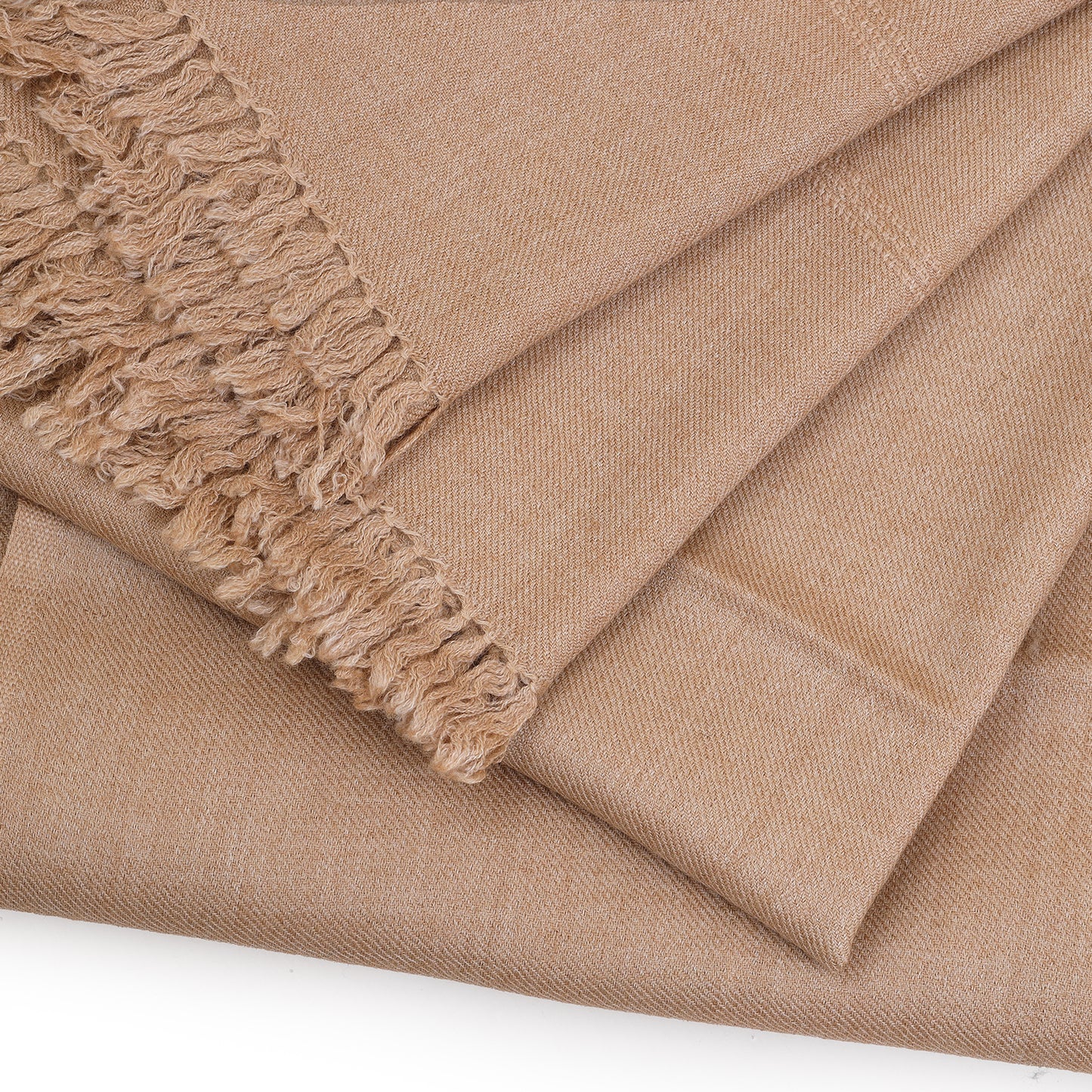 Classic Wool Shawl - Dune