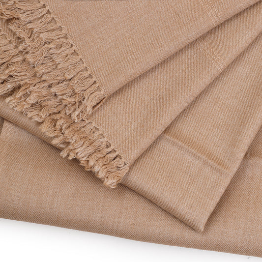 Classic Wool Shawl - Dune