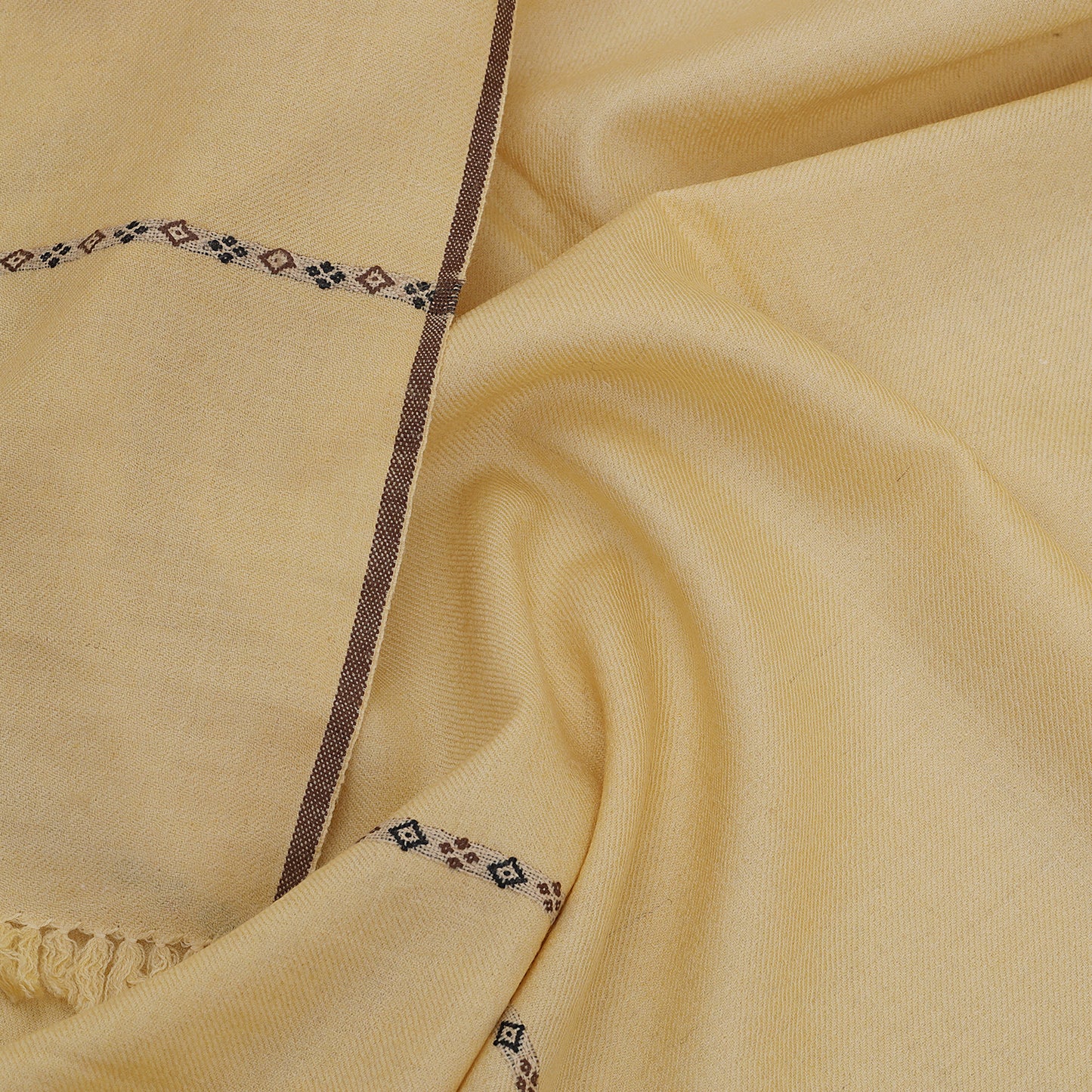Exclusive Wool Shawl - Wheat