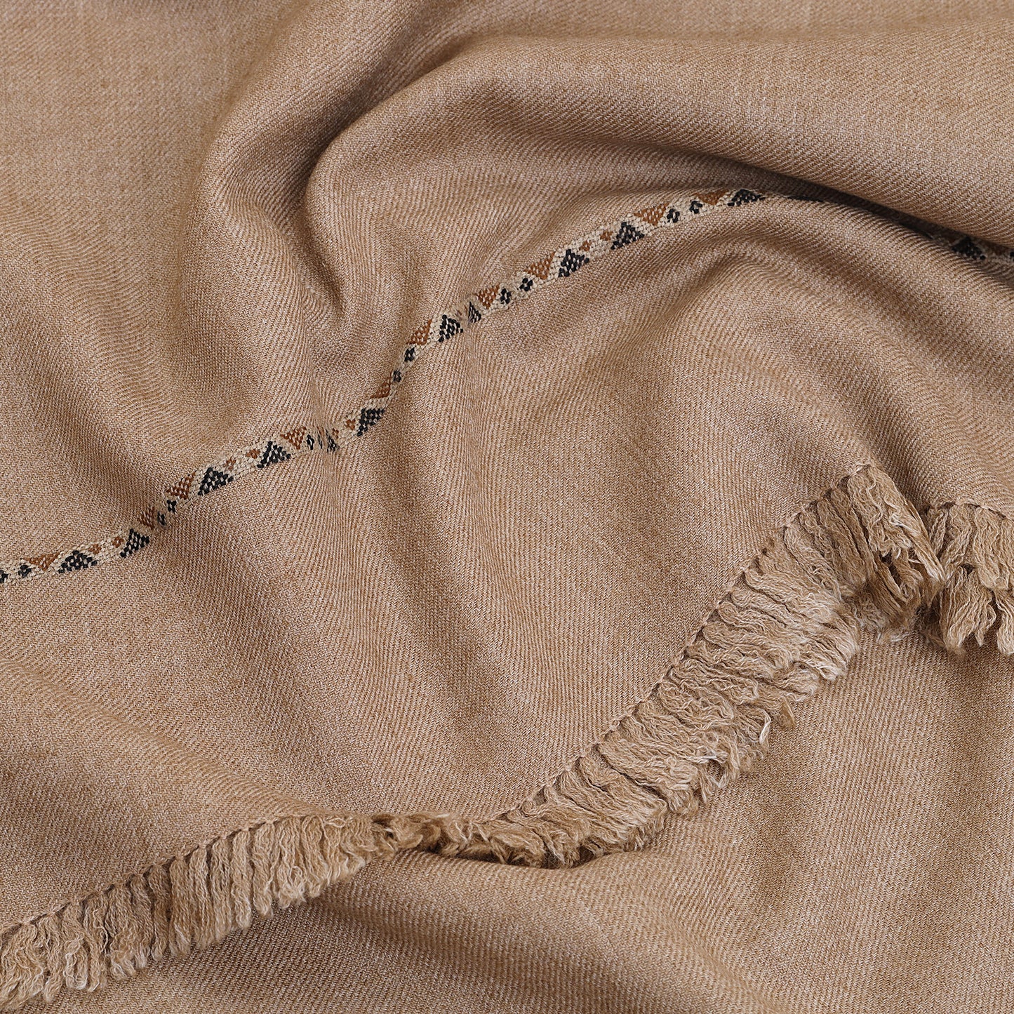 Exclusive Wool Shawl - Cornstalk