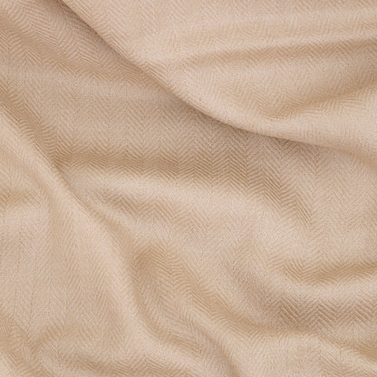 Premium Wool Shawl- Waves of Tradition (Brown)