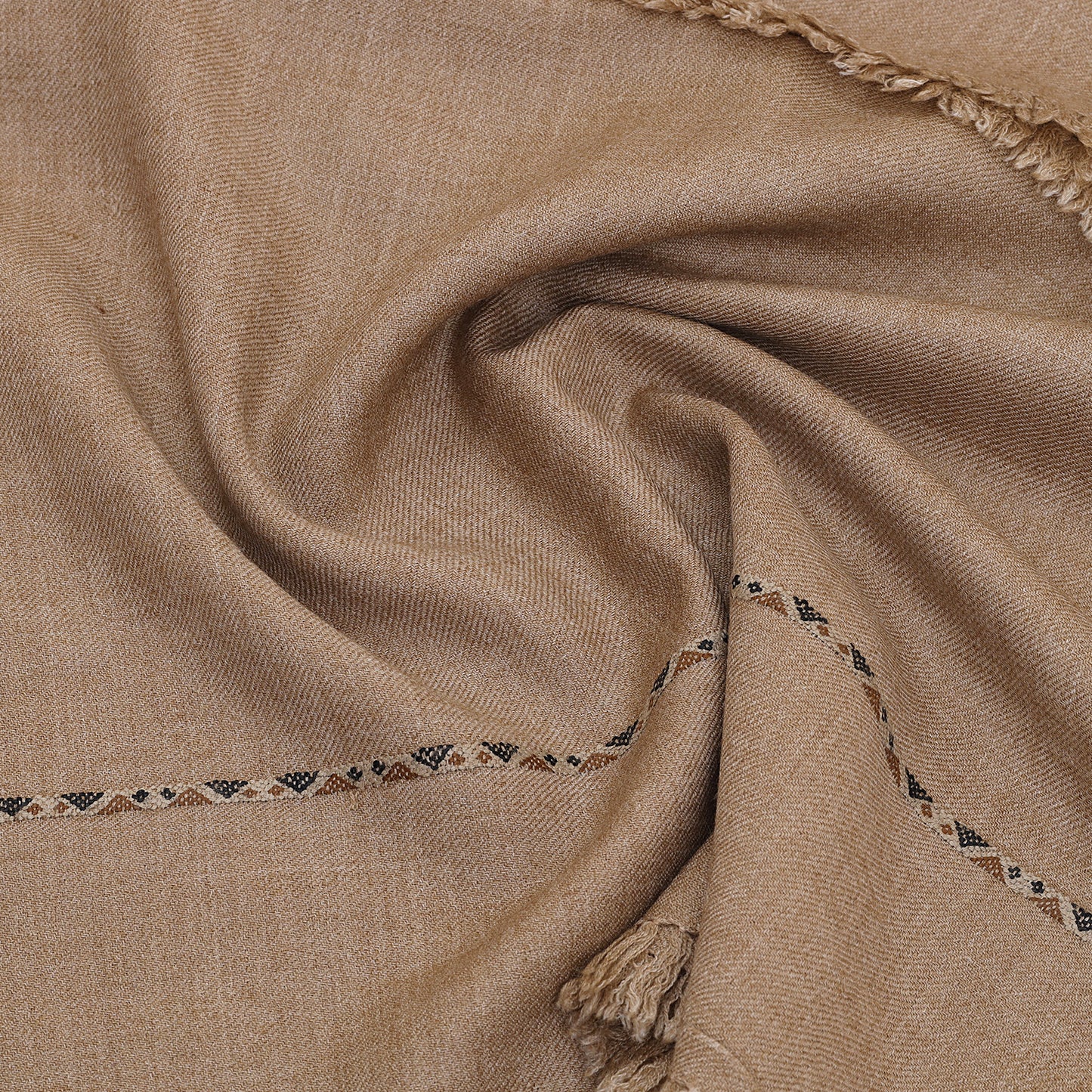 Exclusive Wool Shawl - Cornstalk