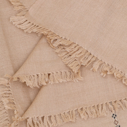 Exclusive Wool Shawl - Dusty Olive