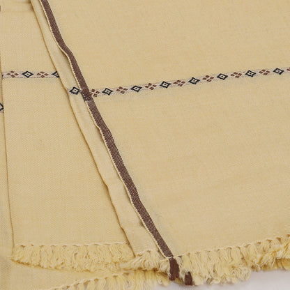 Exclusive Wool Shawl - Wheat