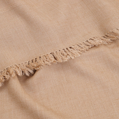 Classic Wool Shawl - Dune