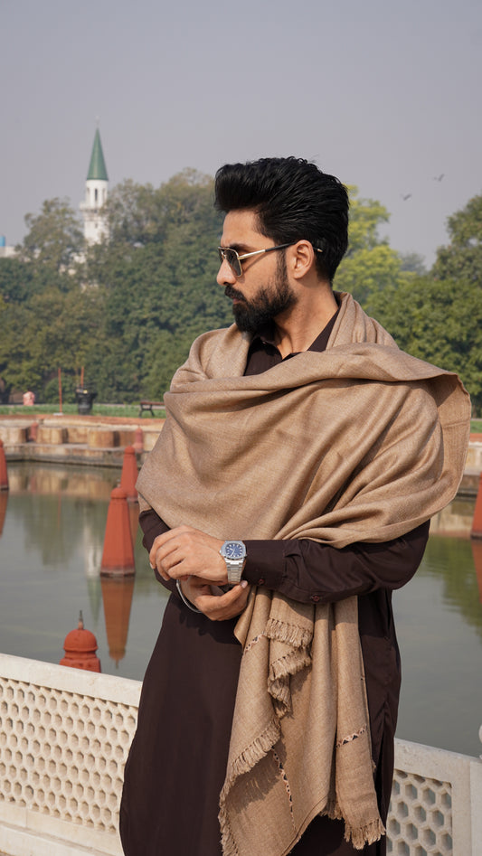Exclusive Wool Shawl - Rock