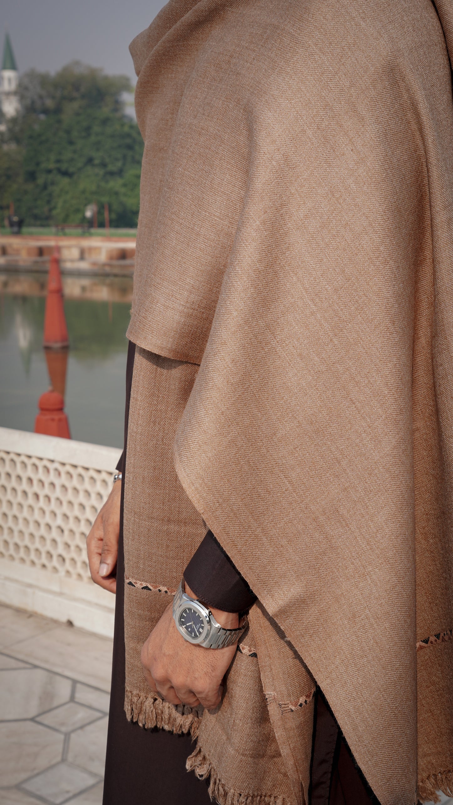 Exclusive Wool Shawl - Rock